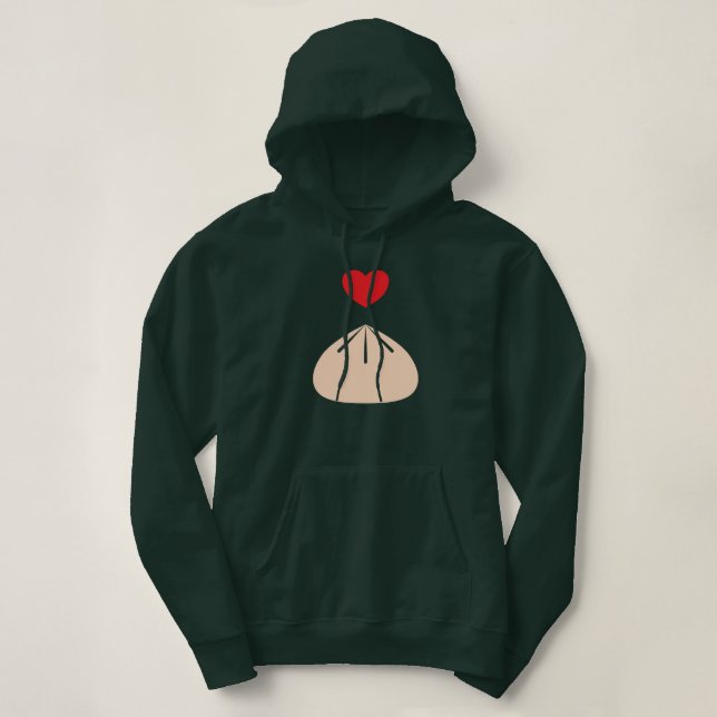 Burro de Amor e Pullover Hoodie (Frente do Design)