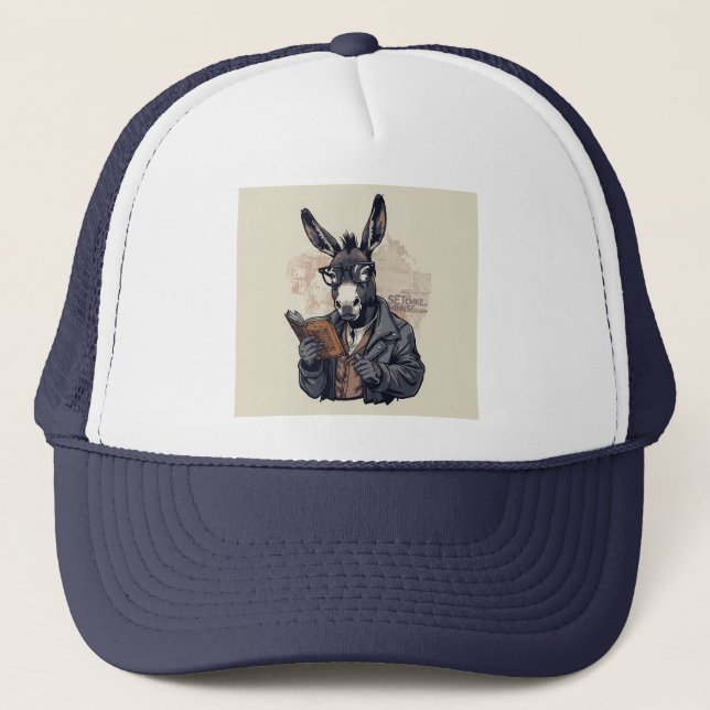 Burro Sábio — Boné (Frente)