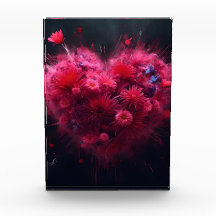 Burst Cardíaco Rosa Vibrante