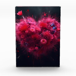 Burst Cardíaco Rosa Vibrante