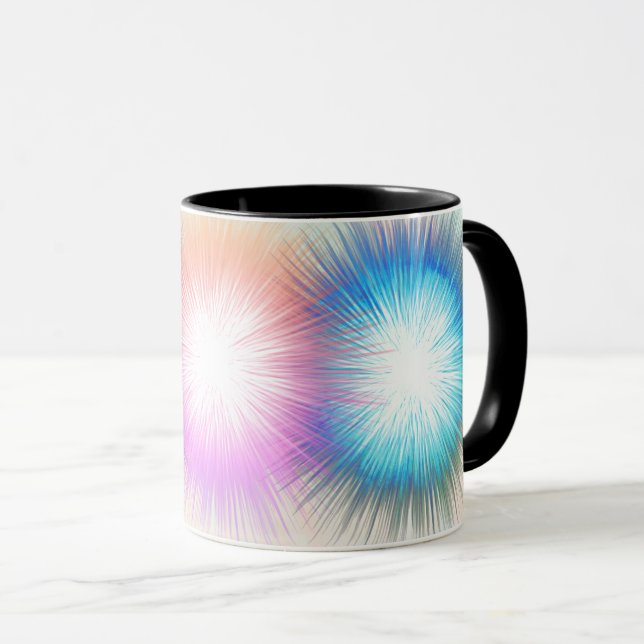 Burst de caneca colorida (Frente Esquerda)