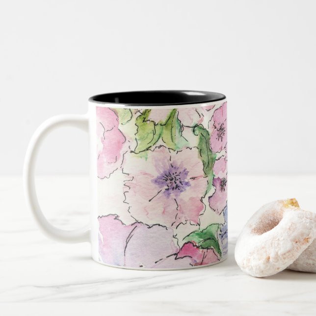 Burst em uma caneca de café (Com Donut)