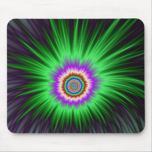 Burst Verde do Mousepad