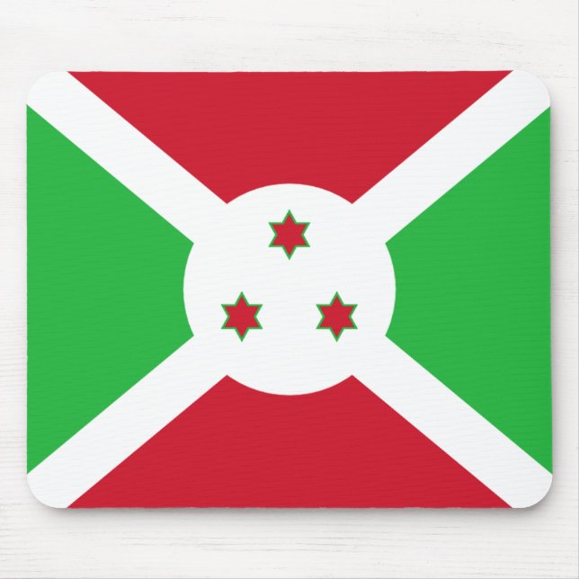 Burundi Flag Mousepad (Frente)