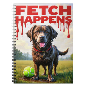 Busca acontece caderno espiral humorístico do cão
