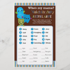 Busca de um jogo de Chá de fraldas de monstros de