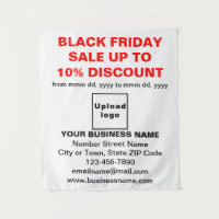 Business Black Friday Venda em White Tapeçaria