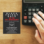 Business Black Friday Venda no Black Flyer<br><div class="desc">Folheto personalizável com a venda de Black Friday, seu nome comercial e outras informações da sua empresa, um material de marketing que pode ser usado para atrair mais clientes. Personalize-o e distribua-o para atrair mais clientes para comprar seus produtos ou clientes para gostar de seus serviços. As cores design são...</div>