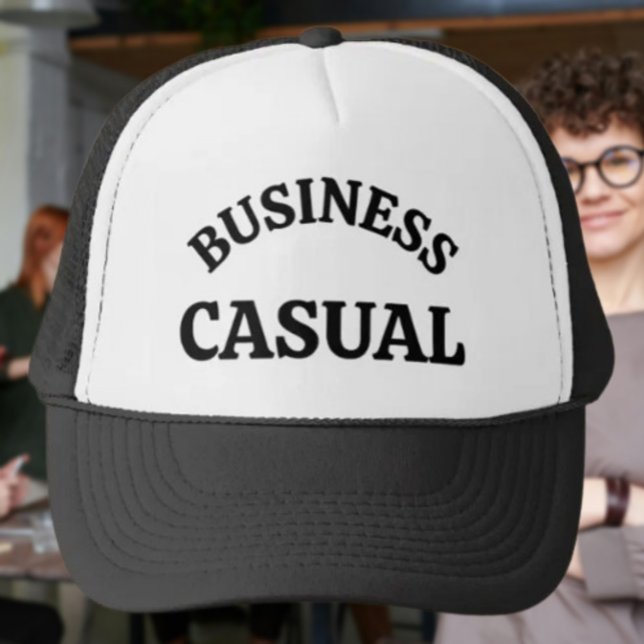 “Business Casual” – Boné de Caminhoneiro de Humor  (Criador carregado)