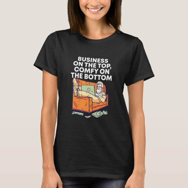Business Top Comfy Inferior Work from Home Clothes (Frente)