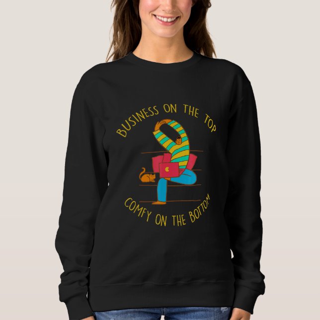 Business Top Comfy Inferior Work from Home Clothes (Frente)