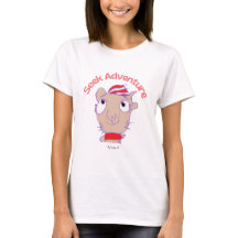 "Busque Aventura" Camiseta Feminina
