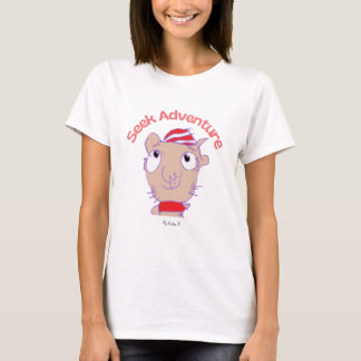 "Busque Aventura" Camiseta Feminina