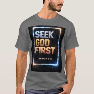 Busque Primeiro a Deus – Camiseta Cosmic Glow (Mat