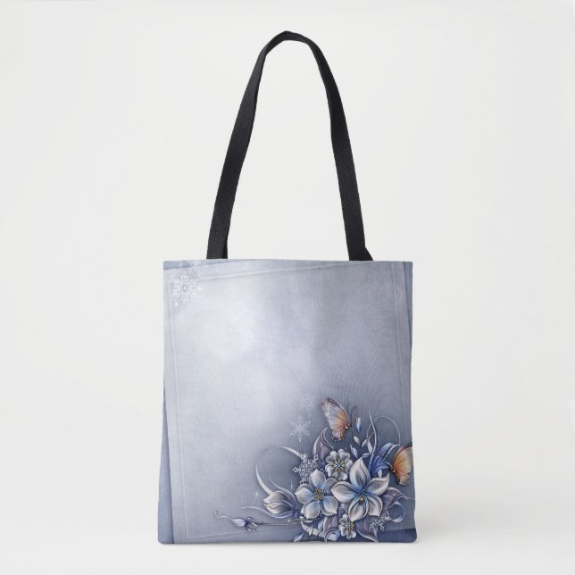 #Butterflies All-Over-Impressão Tote Bag, Médio (Frente)