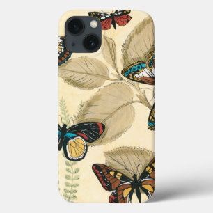 Butterflies Gliding Over Leaves
