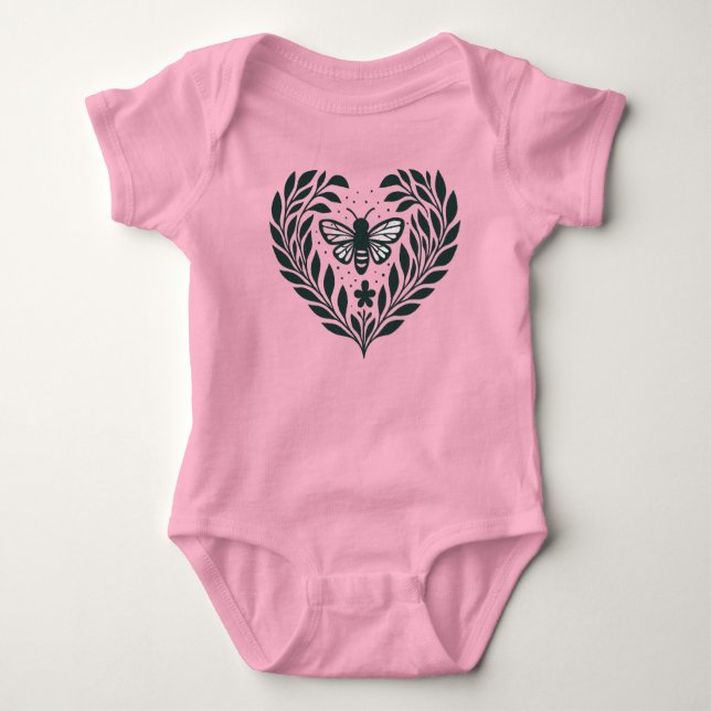 Butterfly and Boughs Baby T-Shirt (Frente)