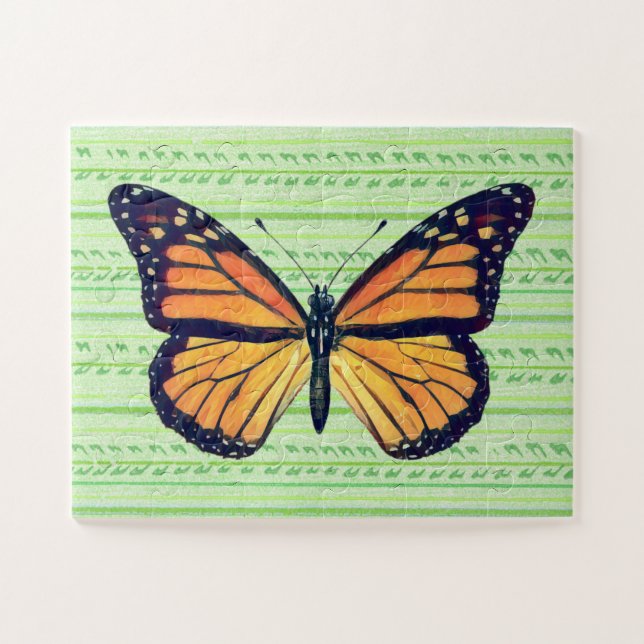Butterfly Art Young Child Quebra-cabeça (Horizontal)