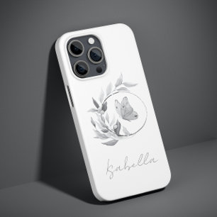 Butterfly Monocromática Nome simples Na moda