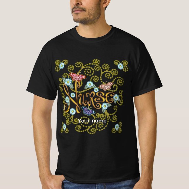 Butterfly Nurse t-shirt (Frente)