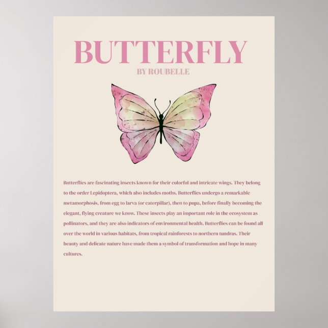 Butterfly Poster (Frente)
