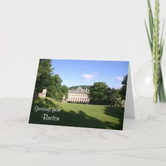 Buxton "abre" o cartão de cumprimentos