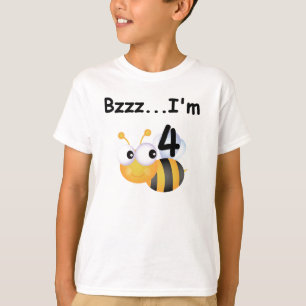 Buzz Bumblebee 4º Aniversário T-shirts e presentes