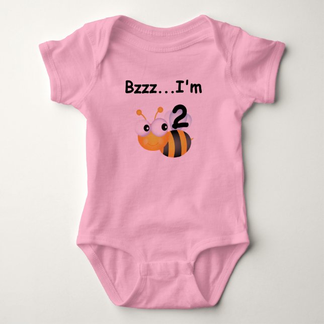 Buzz Bumblebee segundo aniversário T-shirts e pres (Frente)