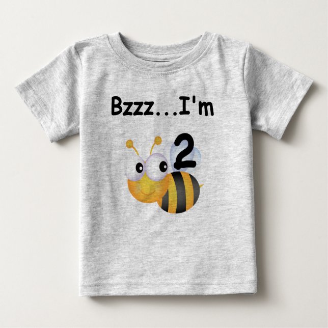 Buzz Bumblebee segundo aniversário T-shirts e pres (Frente)