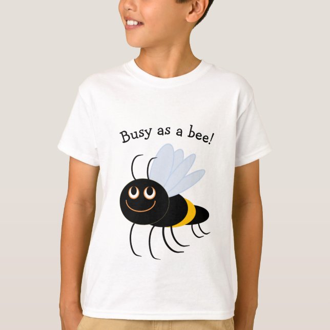 BuzzAboutBees Ocupado como T-shirt de uma criança  (Frente)