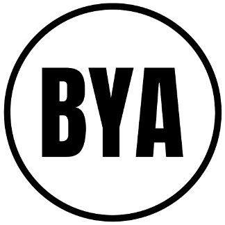 BYA - Adesivo redondo clássico de limite