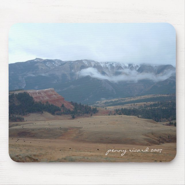 Byway principal Wyoming Mousepad de Joseph (Frente)