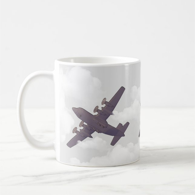 c-130 Caneca de café Hércules (Esquerda)