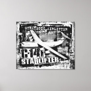 C-141 Starlifter Stretch Canvas Print