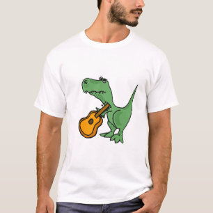 C.A.T-Rex que joga o t-shirt da guitarra