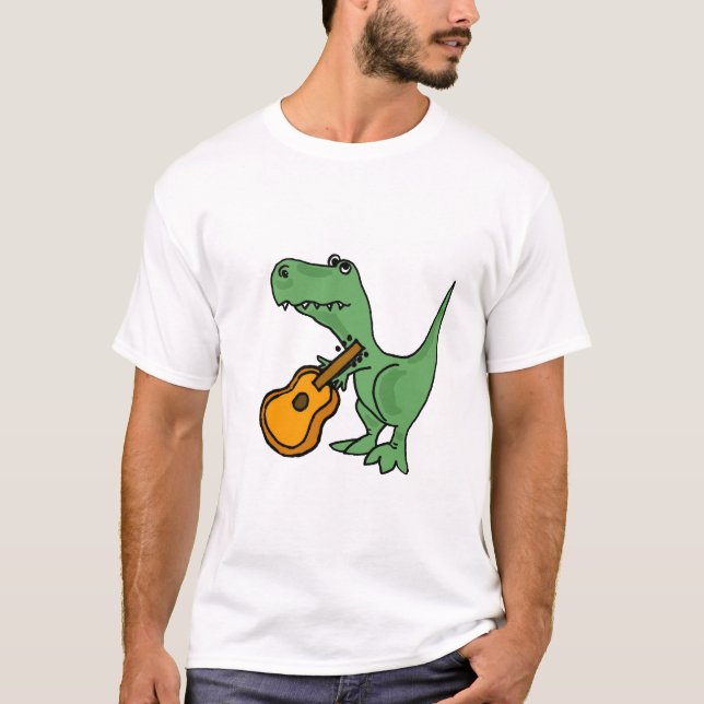 C.A.T-Rex que joga o t-shirt da guitarra (Frente)