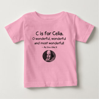 C é para Celia Um Pequeno Camisa Shakespeare