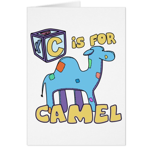 C é para o cartão do camelo (Frente)