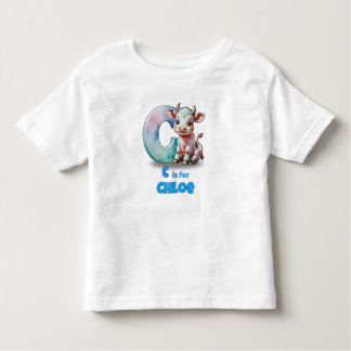 C is for Chloe –Personalized Kids’ T-Shirt with C