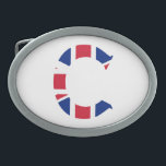 C Monograma sobreposto no bcnt bandeira do Jack da<br><div class="desc">C Monograma sobreposto no Union Jack Flag Belt Buckle Design © Trinkets e coisas 2017 - AHP Design. Todos os Direitos Reservados. 030417</div>