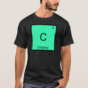 C - Símbolo do Elemento Químico Cosplay Camiseta