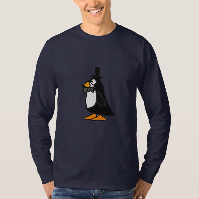CA - Camisa Engraçada de Pinguim Tuxedo (Frente)
