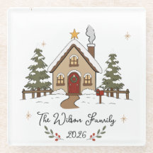 Cabana de Natal Aconchegante Personalizada