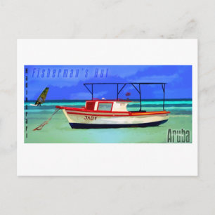 Cabana de Pescador Aruba Cartão Postal