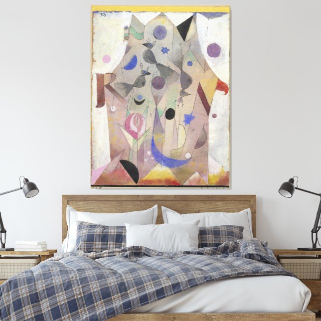 Cabeça Abstrata, Mysterium Impressão em Tela (Insitu(Quarto))