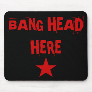 Cabeça aqui Mousepad do golpe