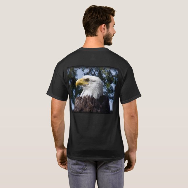 Cabeça de Águia Cálida - Camisa (Parte Traseira Completa)