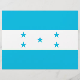 Cabeça de alfabeto com bandeira de Honduras