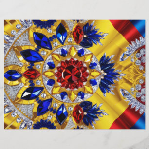 Cabeça de alface com Design de cores romenas