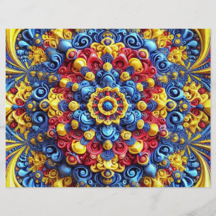 Cabeça de alface com Design de cores romenas
